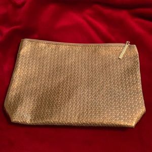 Gold Makeup Bag